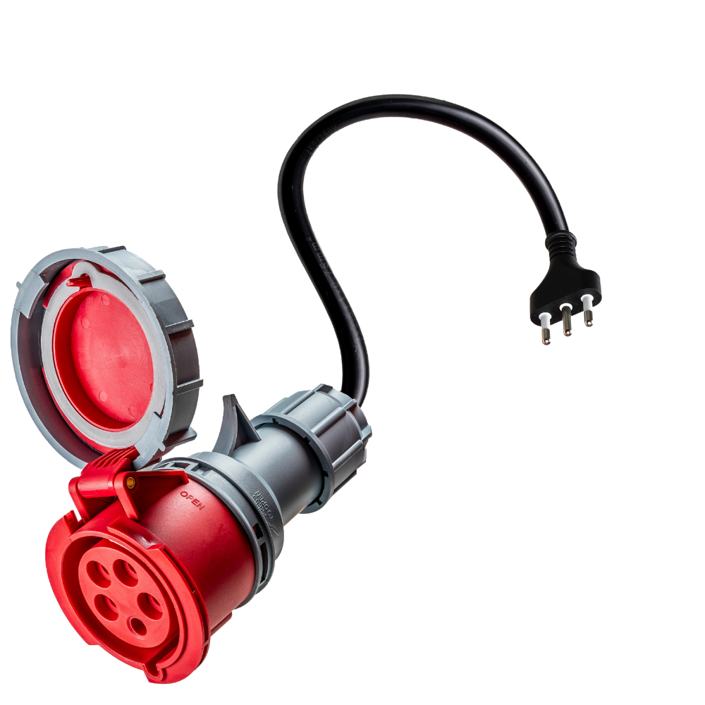 16A 5-pole to Type L for Italy adapter