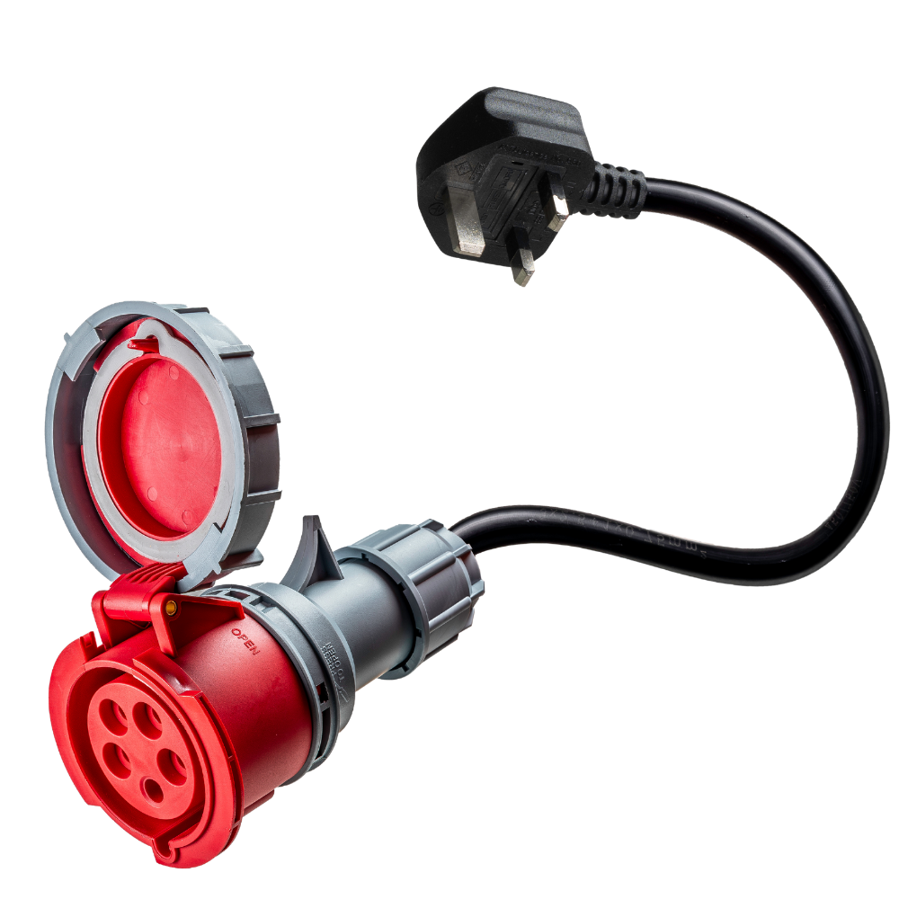 comando de 5 pólos 32A para Tipo G para adaptador do Reino Unido