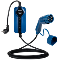 Tipo 2 - schuko | Ajustável 8A - 16A | Cabo de carregamento de 3,7kW