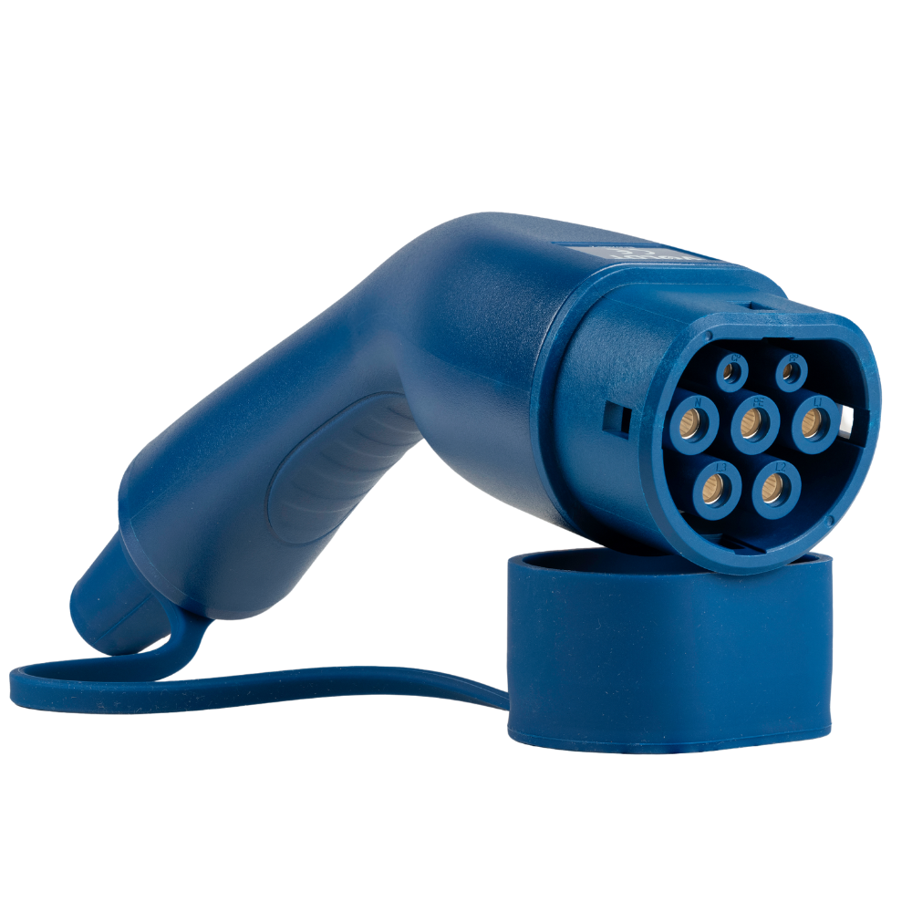 Type 2 | 1 phase | 16A | 3,7kW | coiled charging cable