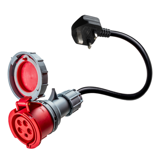16A 5-biegunowy do Type G dla UK Adapter