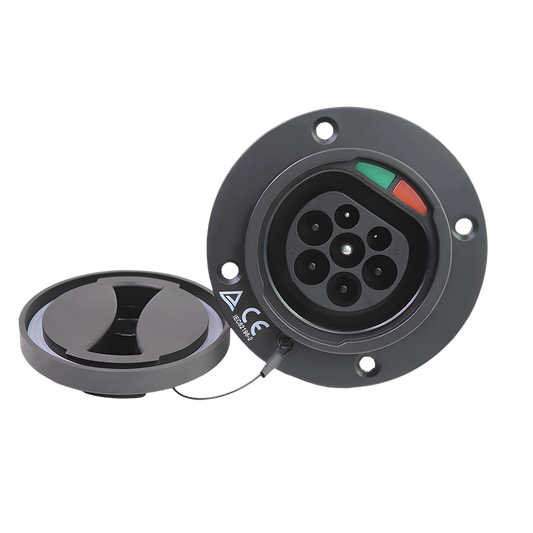 Gniazdo Type 2 do auta | 3 fazy | 16A/32A