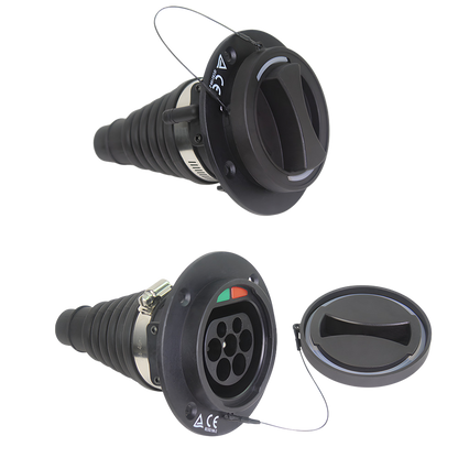 Gniazdo Type 2 do auta | 3 fazy | 16A/32A