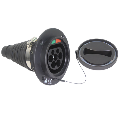 Gniazdo Type 2 do auta | 3 fazy | 16A/32A